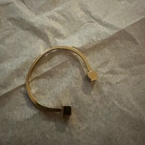 J. Crew Gold Square-End Cuff Bracelet
